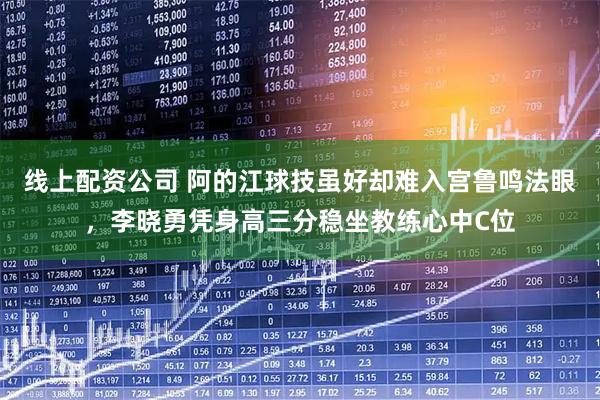 线上配资公司 阿的江球技虽好却难入宫鲁鸣法眼，李晓勇凭身高三分稳坐教练心中C位