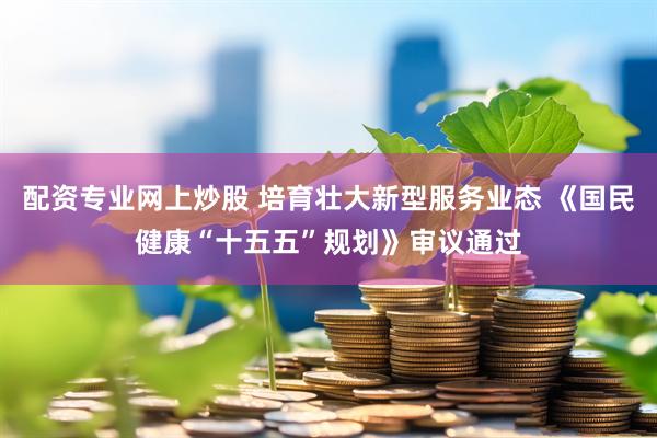 配资专业网上炒股 培育壮大新型服务业态 《国民健康“十五五”规划》审议通过